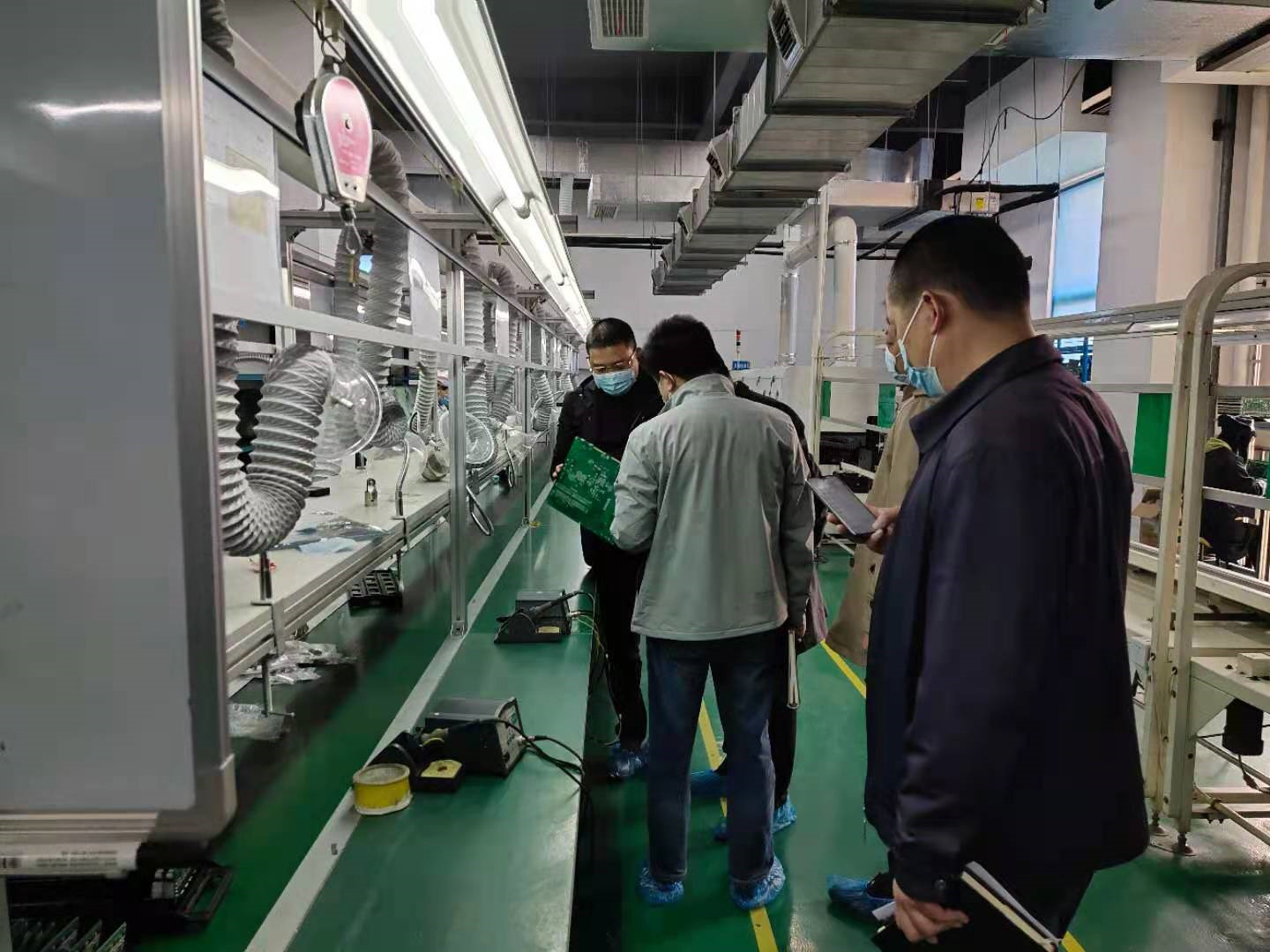 2021年2月徐区长带领各部门领导访厂