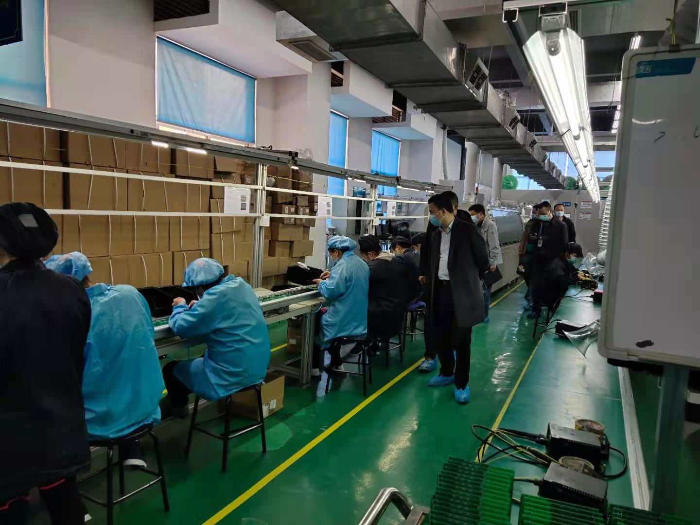 2021年2月徐区长带领各部门领导访厂